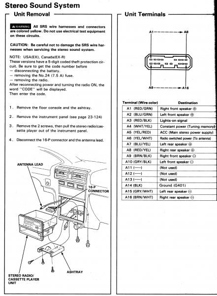 1994 Honda Civic Wiring Diagram Collection - Faceitsalon.com